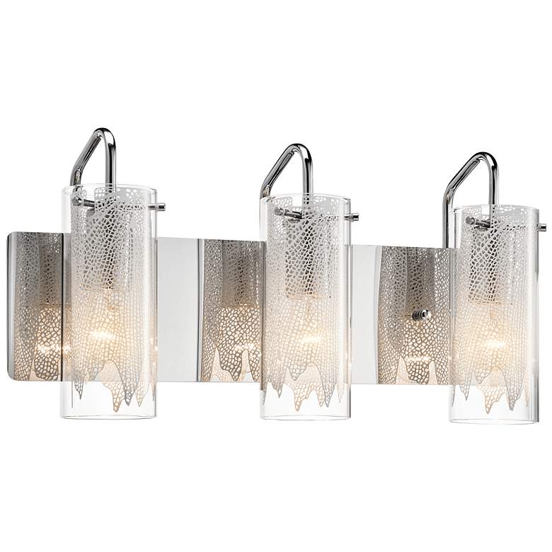 Image 1 Elan Krysalis 19 3/4" Wide Chrome Bathroom Light