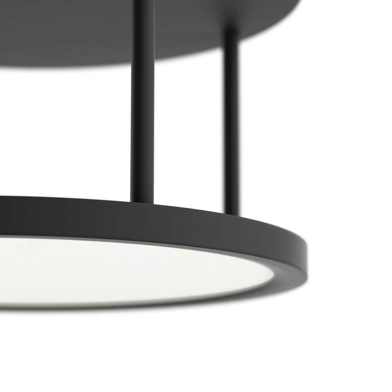 Image 3 elan Lavi Matte Black Semi-flush more views