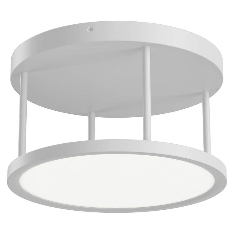 Image 1 elan Lavi White Semi-flush