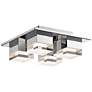 2_Elan Lighting Gorve 12" Wide Modern Chrome LED Ceiling Light