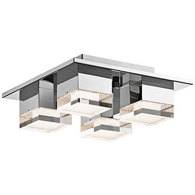 Elan Lighting Gorve 12" Wide Modern Chrome LED Ceiling Light