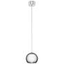 2_Elan Lighting Rendo 7 3/4" Modern Chrome and Glass LED Mini Pendant more views