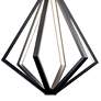 2_elan Matte Black Everest Chandelier 6Lt LED more views