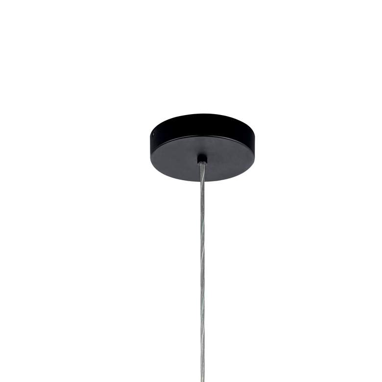 Image 3 elan Matte Black Everest Chandelier 6Lt LED more views