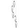 Elan Meridian 21 3/4" Wide Chrome Head Cluster Pendant