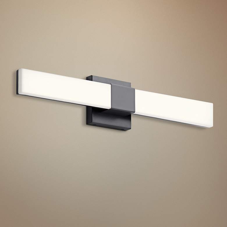 Image 1 Elan Neltev™ 24" Wide Bronze LED Bath Light