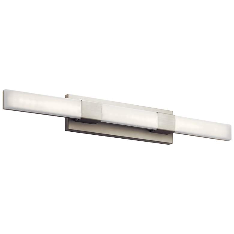 Image 1 elan Neltev Satin Nickel Linear Bath 36in LED