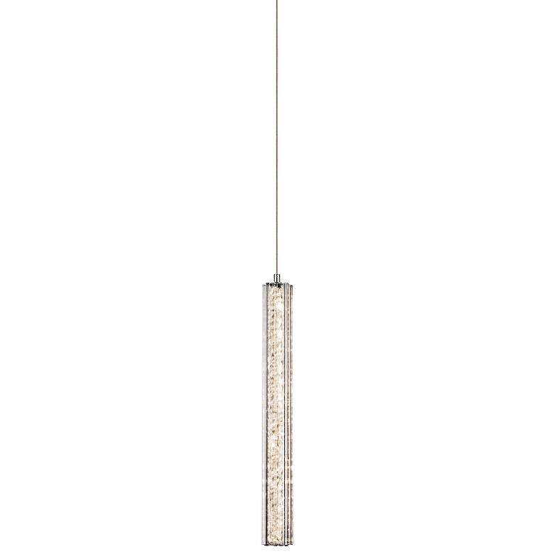 Image 2 Elan Neruda 2 1/4 inch Wide Chrome Contemporary LED Mini Pendant