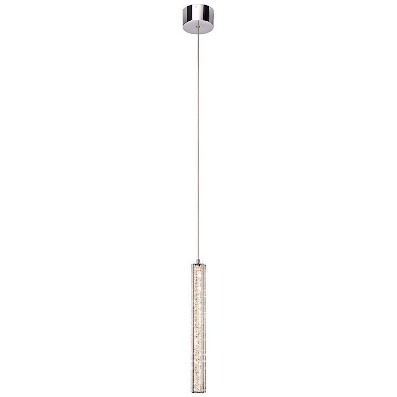 Image 3 Elan Neruda 2 1/4" Wide Chrome Contemporary LED Mini Pendant more views