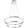 Elan Opus 36" Wide Chrome 2-Light LED Pendant