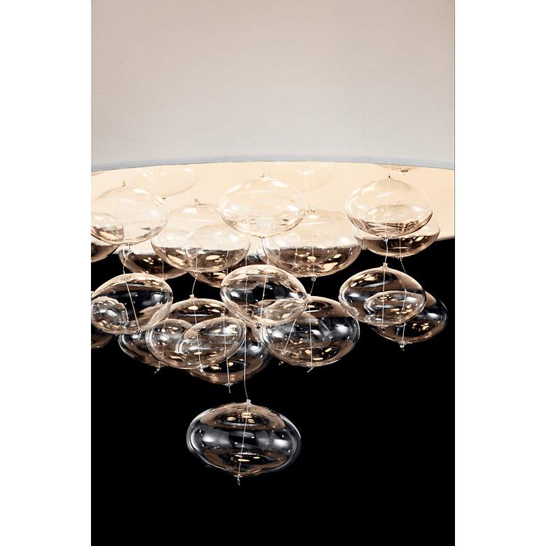 Image 2 Elan Piatt 16" Wide Chrome Drum Ceiling Light more views