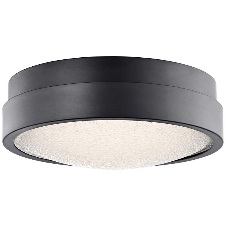 Image 1 Elan Piazza Bronze 13" Wide LED Round Ceiling Light