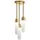 Elan Pills 10 1/2" Wide Champagne Gold LED Multi Light Pendant