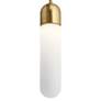 Elan Pills 3 1/4" Wide Champagne Gold LED Mini Pendant