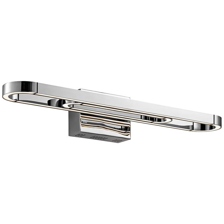Image 1 Elan Quell 29 1/2" Wide Chrome LED Bath Light
