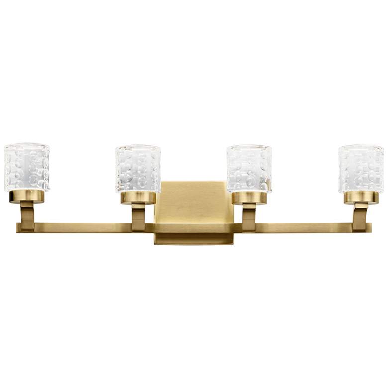 Image 1 Elan Rene 27 1/2" Wide Champagne Gold 4-Light LED Bath Light