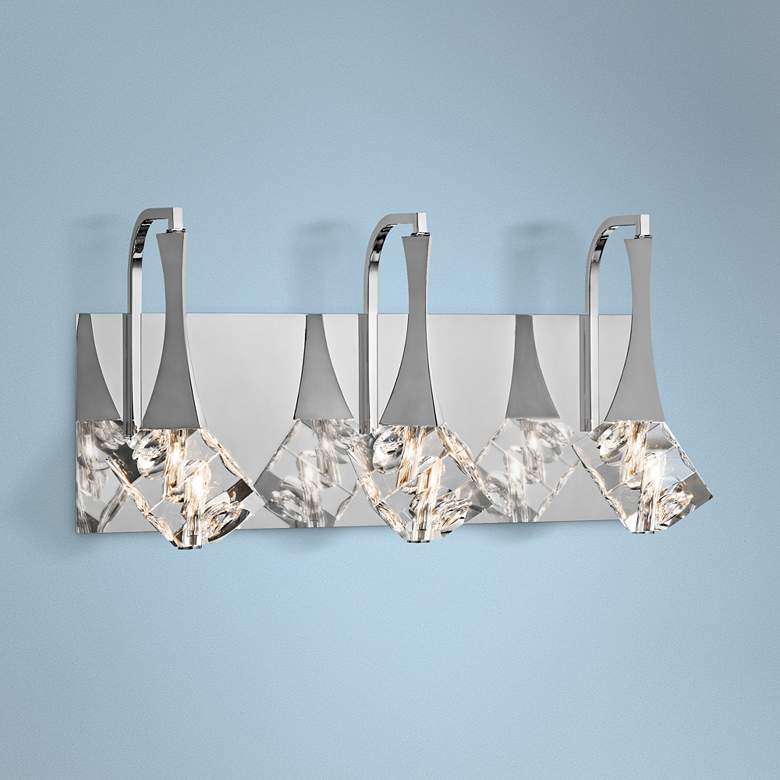 Image 1 Elan Rockne 17 3/4" Wide Chrome Bathroom Light