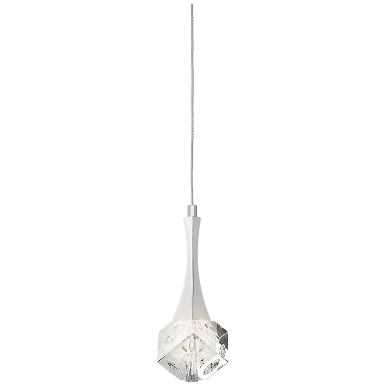 Image 1 Elan Rockne 4 1/4" Wide Chrome LED Mini Pendant