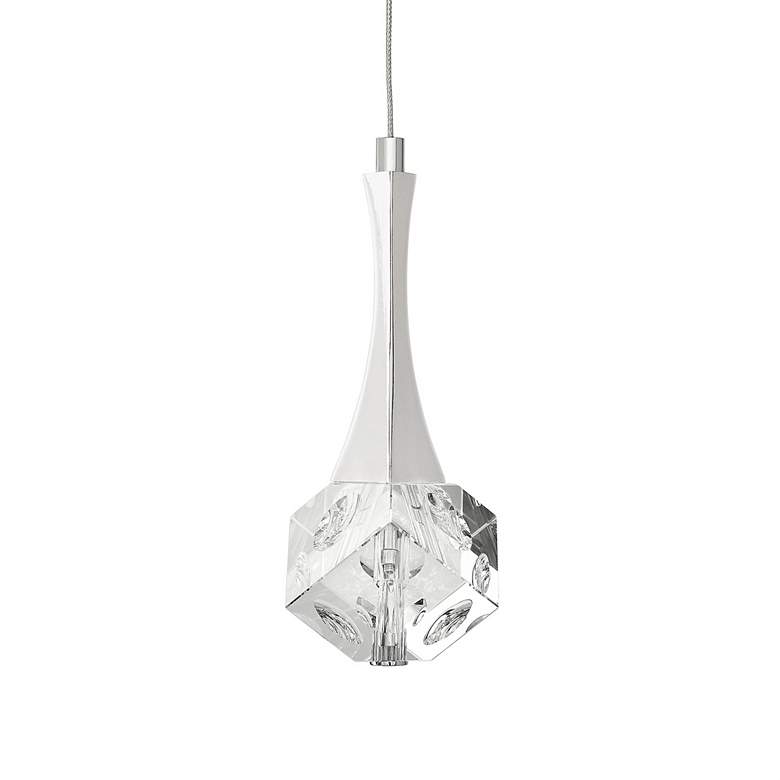 Image 2 Elan Rockne 4 1/4" Wide Chrome LED Mini Pendant more views