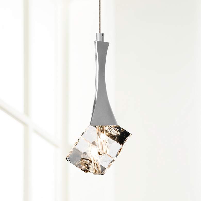 Image 1 Elan Rockne 4 1/4 inch Wide Chrome Mini Pendant Light