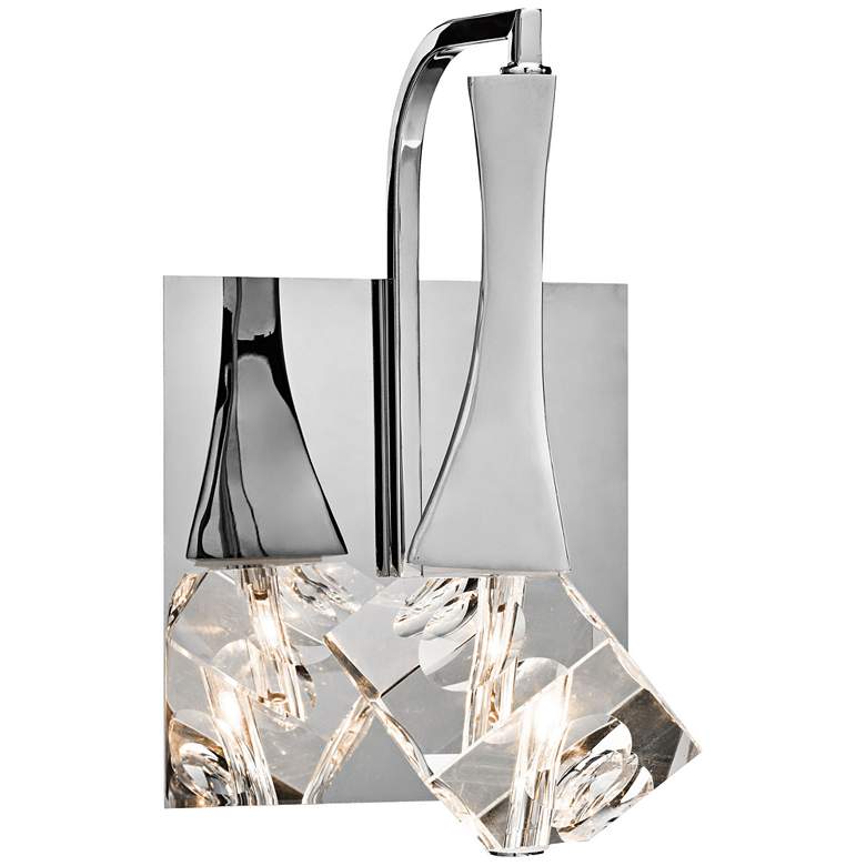 Image 2 Elan Rockne Chrome 9 1/2" High 1-Light Modern LED Wall Sconce