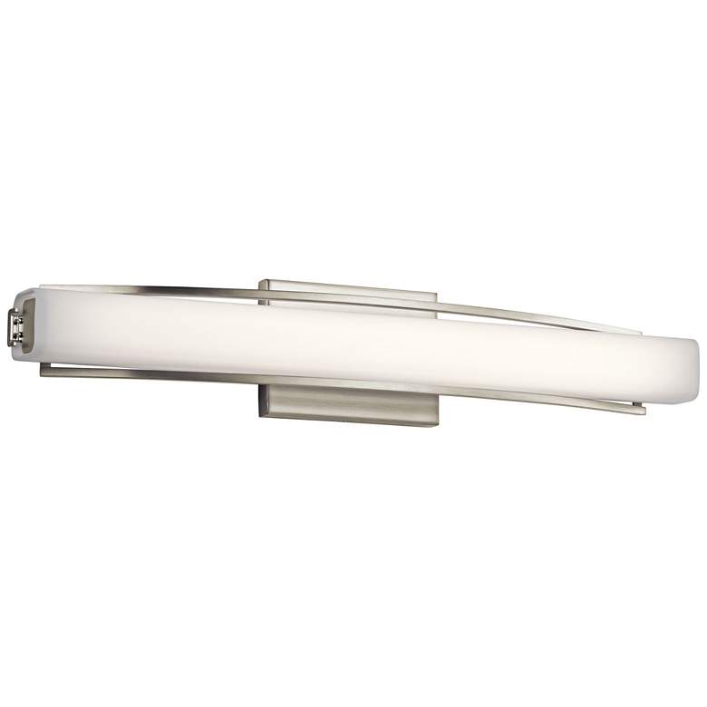 Image 1 Elan Rowan Brushed Nickel 25 1/4" Wide LED Bath Light