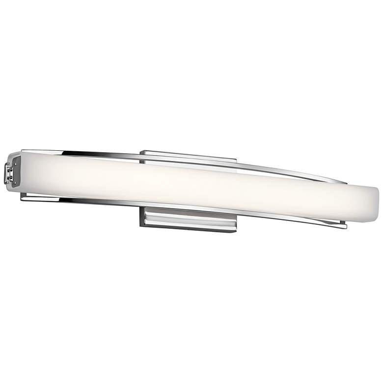 Image 2 Elan Rowan Chrome 25 1/4" Wide LED Bath Light