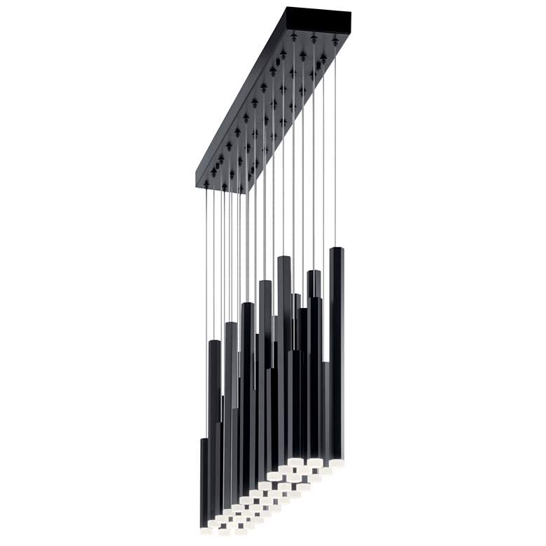 Image 2 elan Soho Black Linear Chandelier 11Lt LED more views