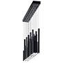 2_elan Soho Black Linear Chandelier 11Lt LED more views