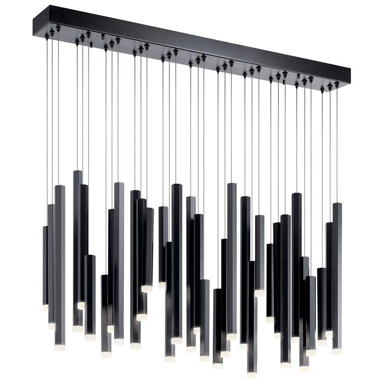 Image 4 elan Soho Black Linear Chandelier 11Lt LED more views