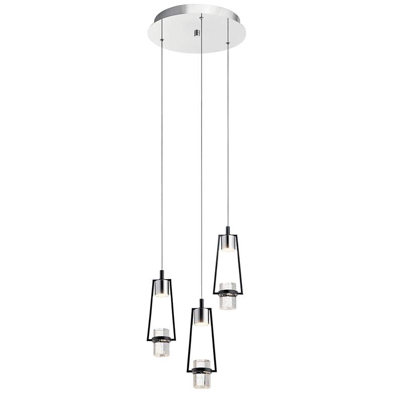 Image 2 Elan Sorno 12 1/2"W Polished Nickel LED Multi Light Pendant