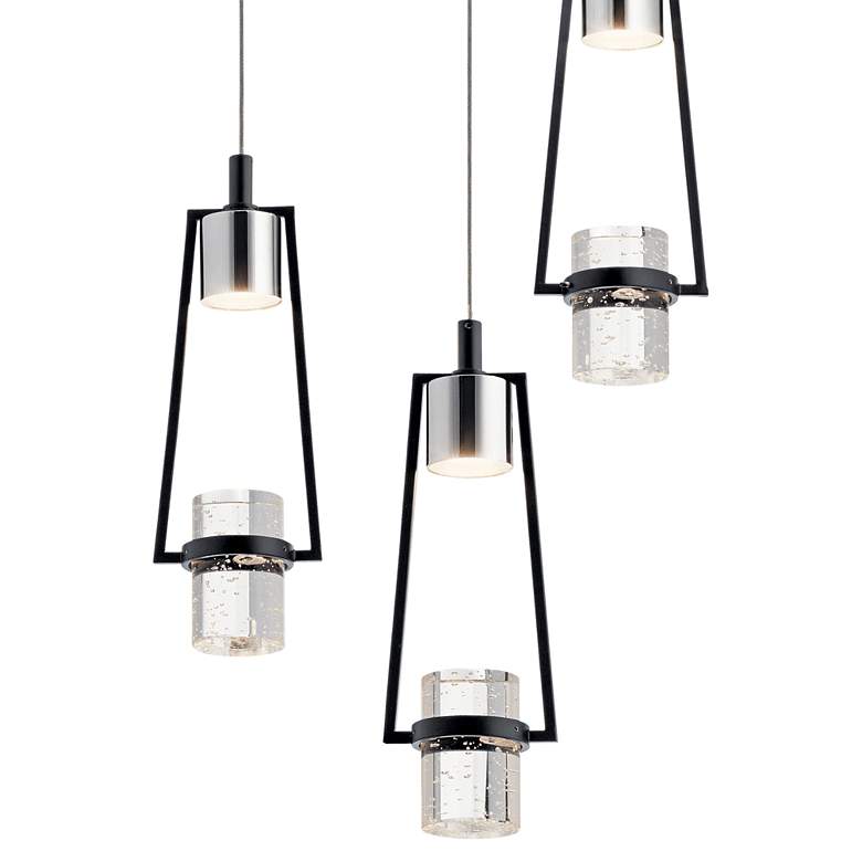 Image 3 Elan Sorno 12 1/2"W Polished Nickel LED Multi Light Pendant more views