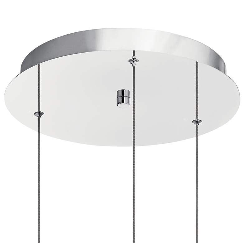 Image 4 Elan Sorno 12 1/2"W Polished Nickel LED Multi Light Pendant more views