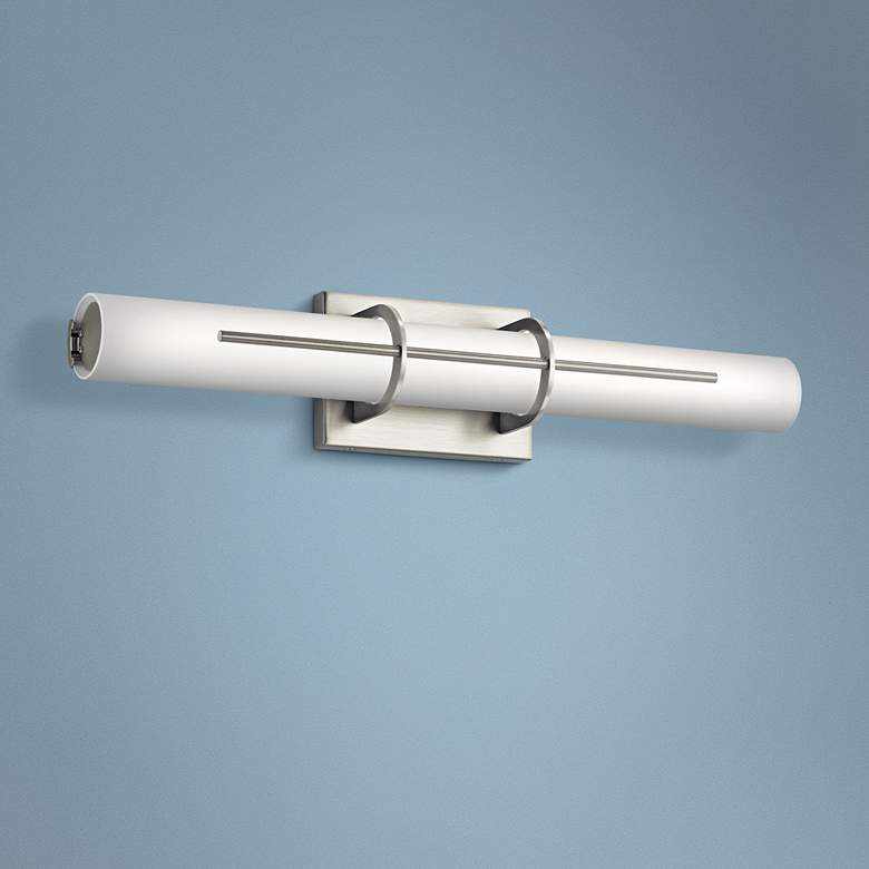 Image 1 Elan Traverso Brushed Nickel 22" Wide LED Bath Light