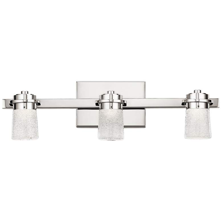 Image 1 Elan Vada 22 inch Wide Polished Nickel 3-Light LED Bath Light