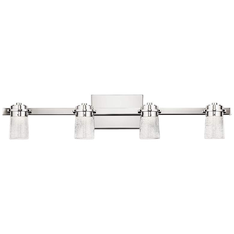 Image 1 Elan Vada 30 3/4"W Polished Nickel 4-Light LED Bath Light