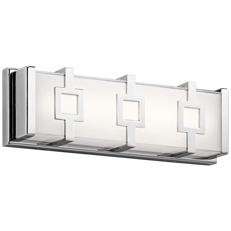 Image 1 Elan Velitri™ 15" Wide Chrome LED Bath Vanity Light