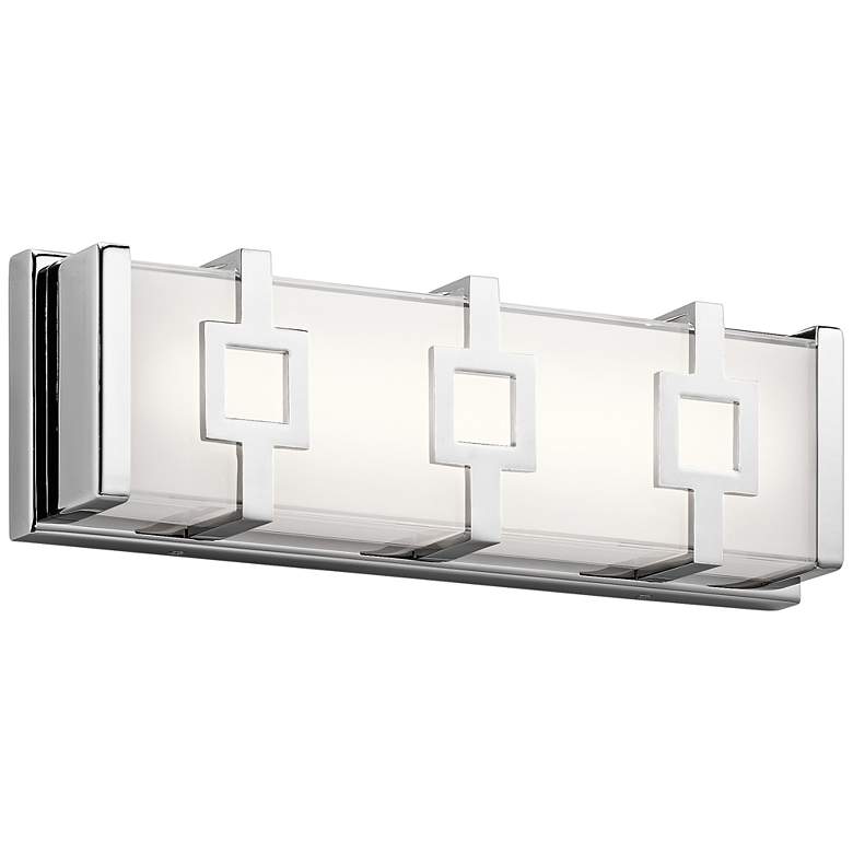 Image 1 Elan Velitri&#8482; 15 inch Wide Chrome LED Bath Vanity Light