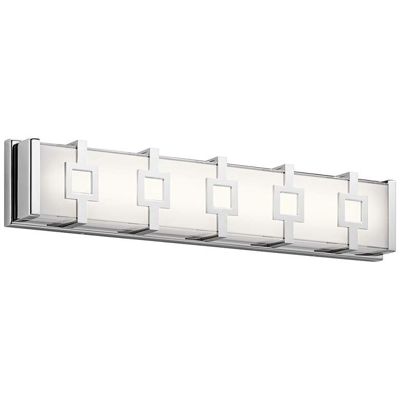 Image 1 Elan Velitri™ 24" Wide Chrome LED Bath Vanity Light