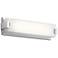 Elan Xeo 18" Wide Chrome LED Bath Light