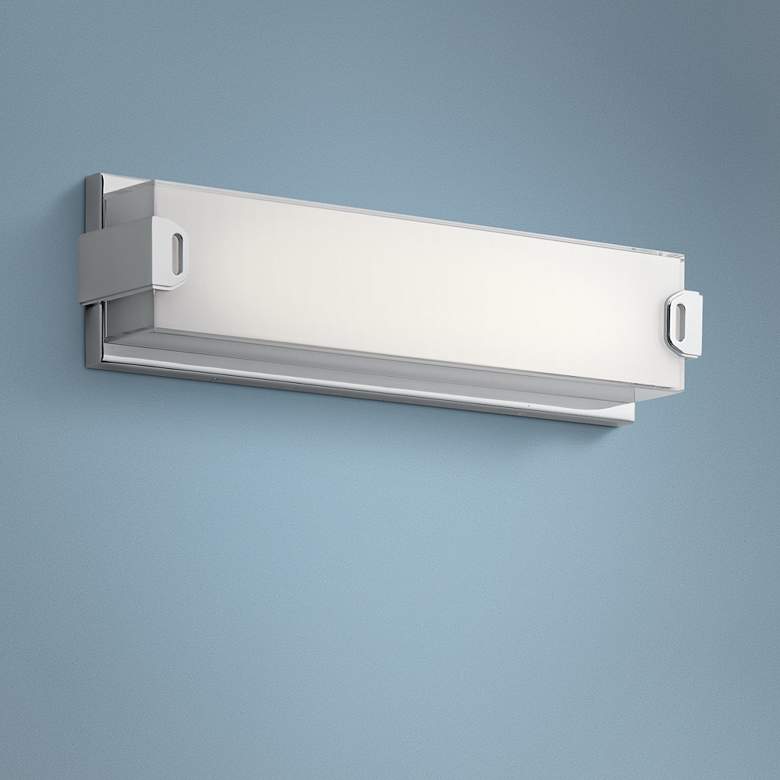 Image 1 Elan Xeo 18" Wide Chrome LED Bath Light