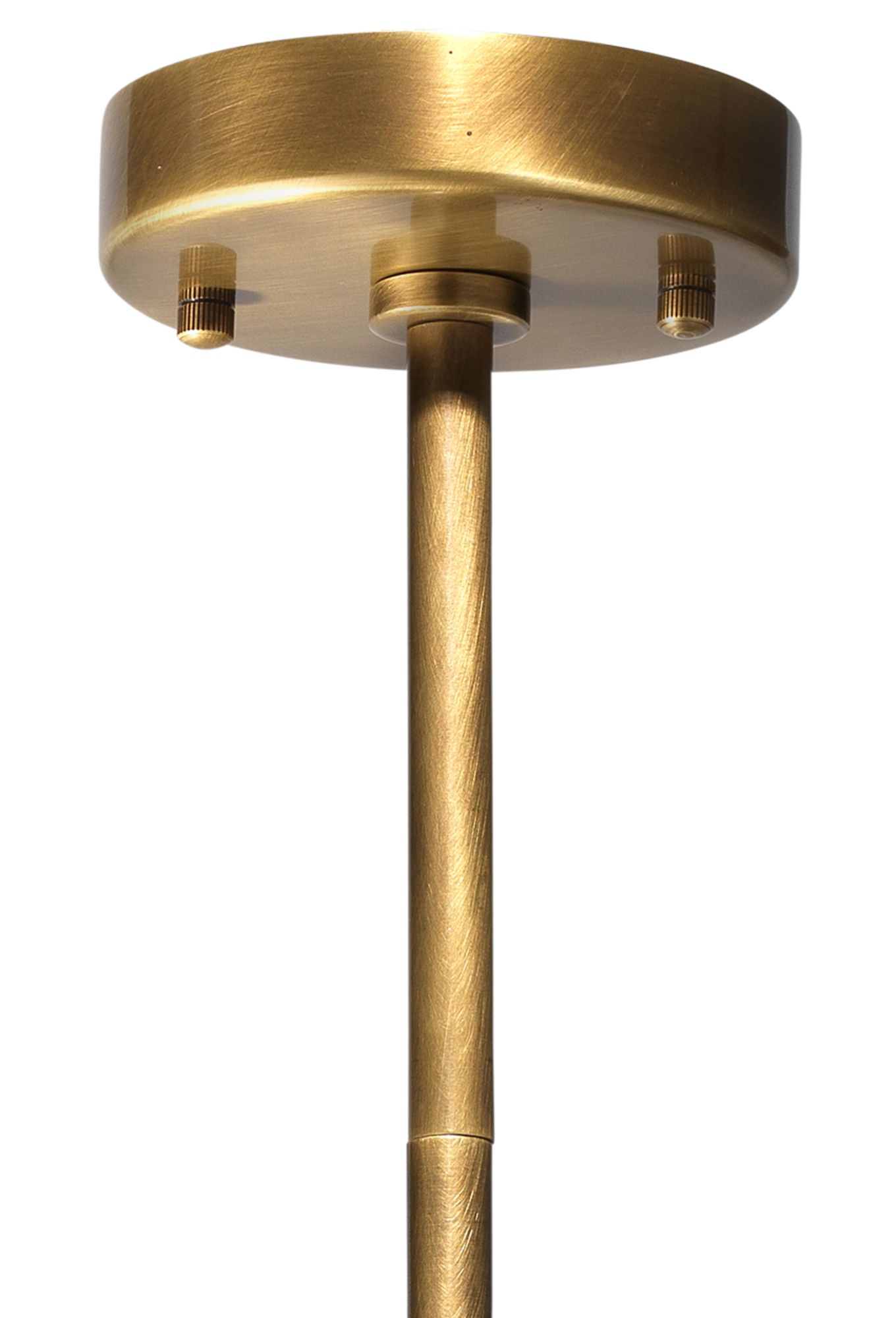 Image 5 Elancourt 17" Wide Brass White Faux Alabaster Pendant Light more views