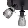 Elanor LED 10" Wide Canopy 3 Light Black Track Light Kit