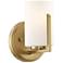 Elara 5,25 in. 1 Light Wall Sconce Brushed Gold Finish
