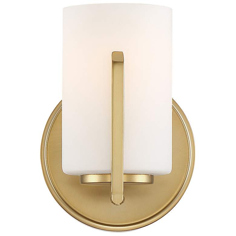 Image 5 Elara 5,25 in. 1 Light Wall Sconce Brushed Gold Finish more views