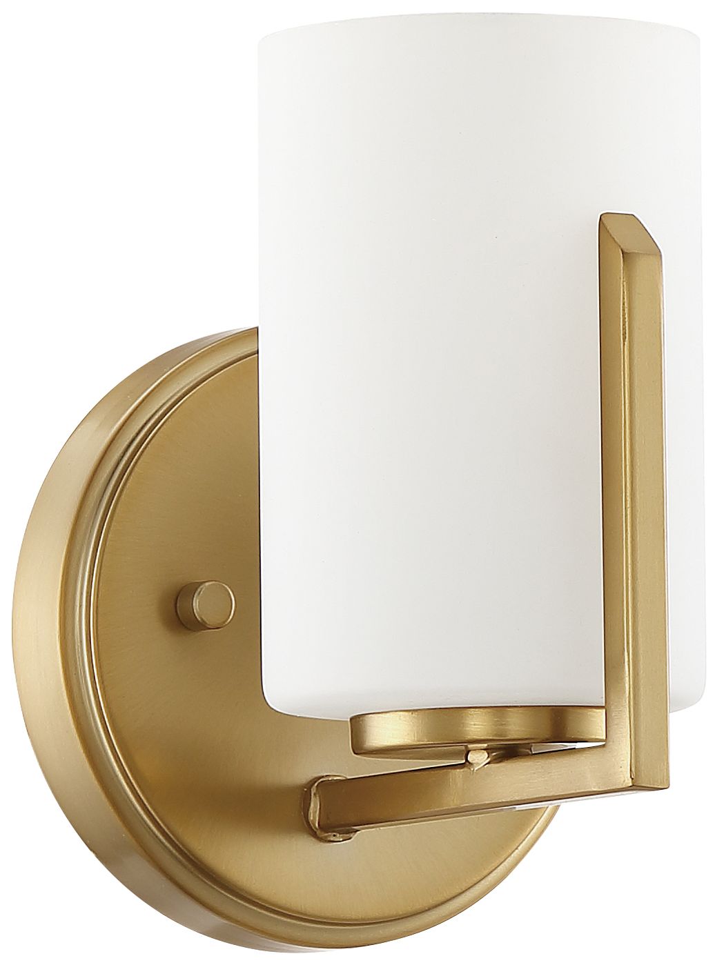 Image 6 Elara 5,25 in. 1 Light Wall Sconce Brushed Gold Finish more views