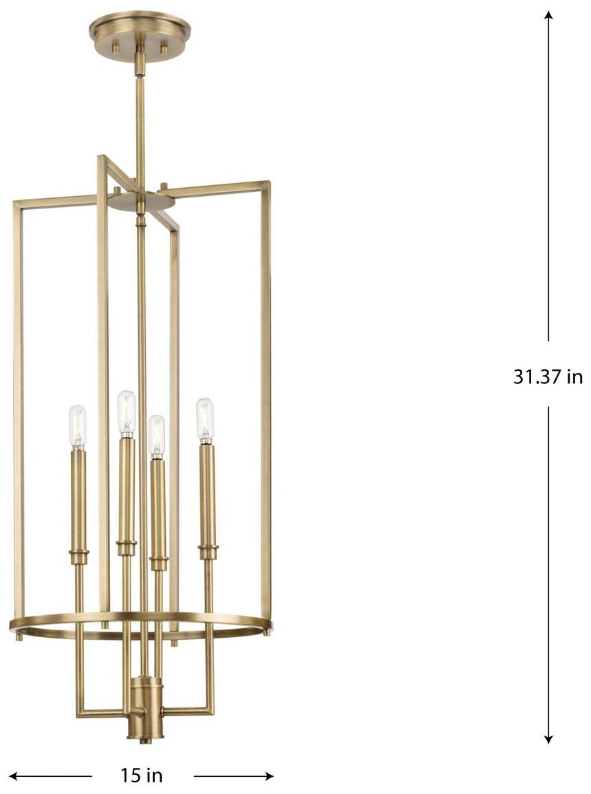 Image 4 Elara Collection Four-Light Chandelier Foyer Light more views