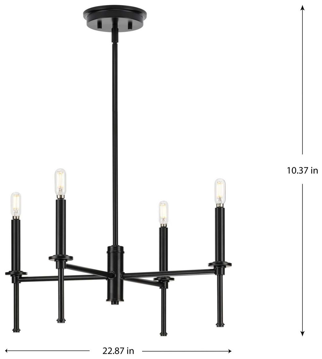 Image 4 Elara Collection Four-Light Chandelier Light more views