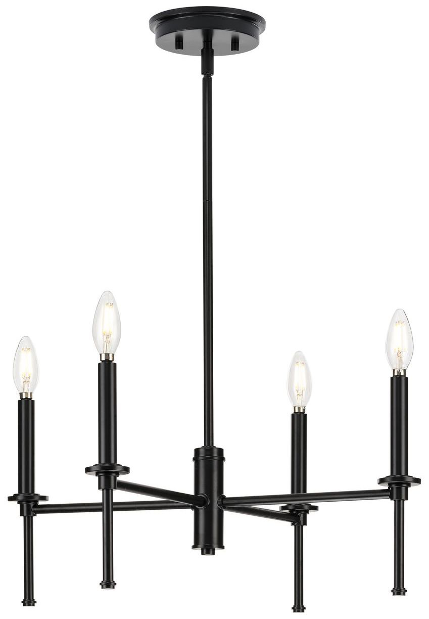 Image 7 Elara Collection Four-Light Chandelier Light more views