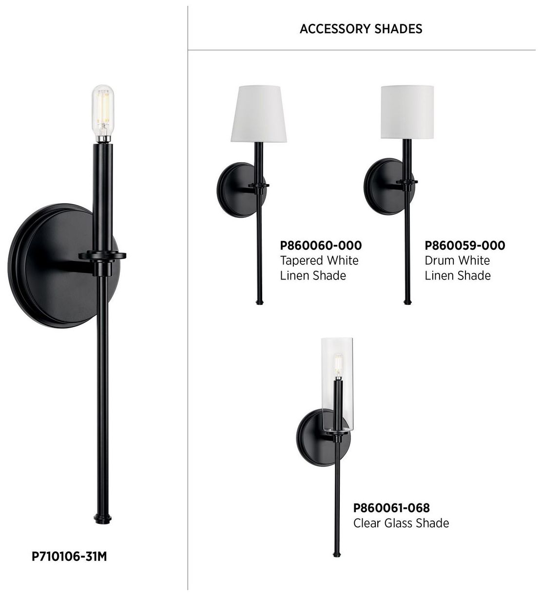 Elara Collection One-Light Wall Light